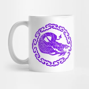 A Purple Dragon In Clouds Mug